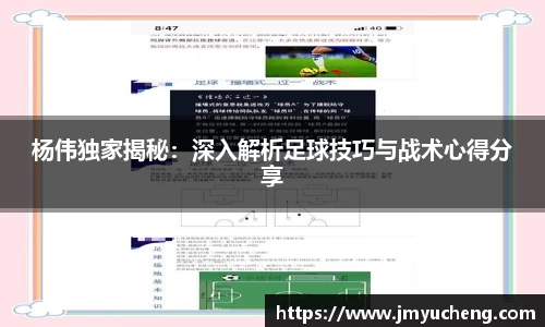 杨伟独家揭秘：深入解析足球技巧与战术心得分享