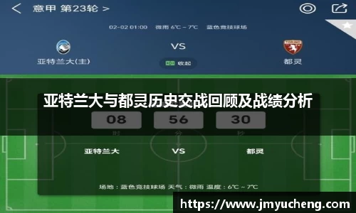亚特兰大与都灵历史交战回顾及战绩分析